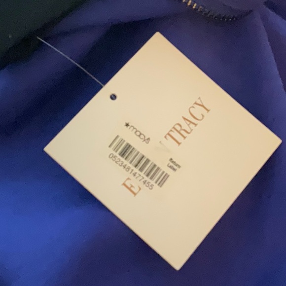 ELLEN TRACY PURPLE & BLACK ZIP BACK TUNIC - Picture 10 of 10